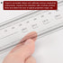2pcs Film Flexible Ruler 50cm 0.1mm Scale with R Angle & Width Lines PET Plastic Folding Straight Ruler Calibration Soft Ruler Measuring Tool for ...