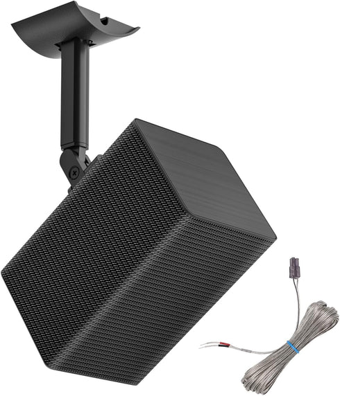 notiela Tilt and Swivel Adjustable Speaker Wall Mount for Samsung SWA-9200S SWA-9100S SWA-9000S SWA-8500S Rear Speakers Ceiling Speaker Mount, 1 P...