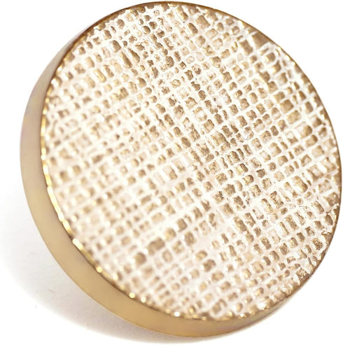 20 pcs Rough Texture Metal Transparent Resin Shank Sewing Coat Buttons -25mm -1"...