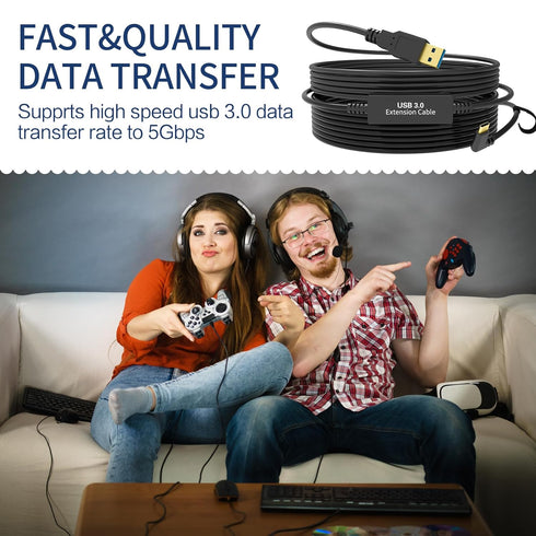 VR Link16 ft, USB 3.2 Gen 2x1 to Type-C Cable 10Gbps, Compatible with External NVME/ Quest 3/2/Pro/PICO4 Accessories, Suitable for Steam VR Virtua...