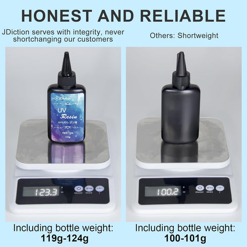 UV Resin, 2 PCS Upgrade Ultraviolet Epoxy Resin Crystal Clear Hard Glue Solar Cure Sunlight Activated Resin for Handmade Jewelry, DIY Craft Decora...