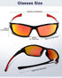 TOODOO 3 Pairs Sport Polarized Sunglasses for Cycling Driving Fishing TAC Lens Sunglasses for Men Women Youth Baseball Running Golf Motorcycle...