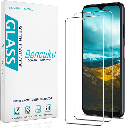 (2 Pack) by HPTech Designed for T-MOBILE REVVL 6 5G / REVVL 6x 5G Tempered Glass Screen Protector, Anti Scratch, Bubble Free......