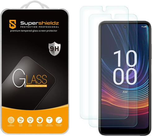Supershieldz (2 Pack) Designed for Boost Mobile Celero 5G (2024) Tempered Glass Screen Protector, Anti Scratch, Bubble Free...