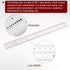 2pcs Film Flexible Ruler 30cm 0.5mm Scale PET Plastic Folding Straight Ruler Calibration Soft Ruler Measuring Tool for Factory, Transparent...