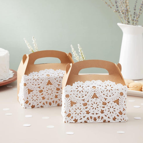 Juvale White Lace Paper Doilies for Tea Party Decorations - 12 in Round, White, 200 Pack Disposable Paper Placemats - Round Placemats...