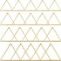 70Pcs Triangle Earring Beading Ring,4Sizes Earring Hoops Connector Links Open Bezels Linking Rings Earrings Pendant for DIY Jewelry Making Finding...