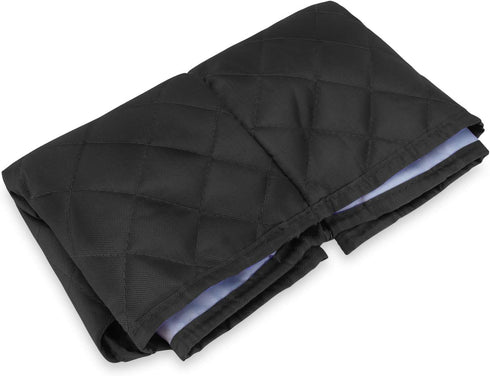 Luxja Dust Cover Compatible with 8 Quart Instant Pot, Cloth Cover with Pockets Fits Instant Pot (8 Quart) and Extra Accessories, Black Quilted Fab...