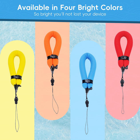 JJC Waterproof Camera Floating Wrist Strap for Olympus Tough TG-7 TG-6 TG-5 Kodak Pixpro WPZ2 Pentax WG-90 Fujifilm FinePix XP140 XP130 Nikon Cool...