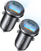 LISEN USB C Car Charger Adapter 2 Pack Black...