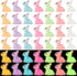 CCINEE 56pcs Luminous Mini Rabbit Miniauter Figures Glow in The Dark Resin Bunny Figures Micro Fairy Ornaments for Fairy Garden Easter Cake Decora...