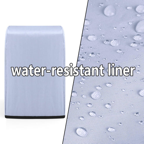 Luxja Food Processor Cover Compatible with Cuisinart and Hamilton Beach 11-14 Cup Processor, Food Processor Dust Cover with Accessories Pockets, B...