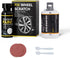 Mirror Silver Rim Touch Up Paint, Rim Repair Kit Curb Rash, Wheel Touch Up Paint for Quickly Fix Rim Scratches, Chips and Surface Damage...