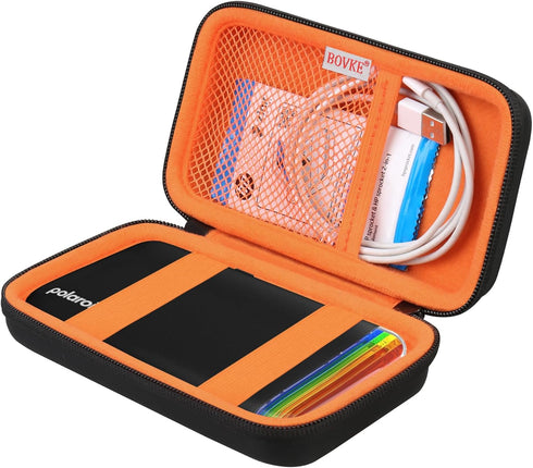 BOVKE Carrying Case for Polaroid Hi-Print 2nd Generation Bluetooth Connected 2x3 Pocket Photo Dye-Sub Printer, Mesh Pocket for Polaroid Hi-Print P...