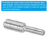 PATIKIL M6x20mm to M10x20mm Double End Threaded Stud Screw Bolt, 10 Pack 304 Stainless Steel Rod Bolts Thread Reducer Adapter for Furniture Fasten...