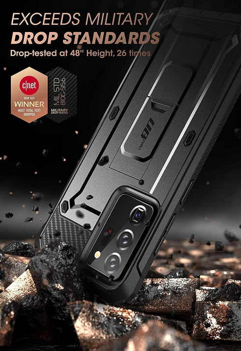 SUPCASE Unicorn Beetle Pro Series Case for Samsung Galaxy Note 20 Ultra (2020 Release), Full-Body Rugged Holster & Kickstand without Built-in Scre...