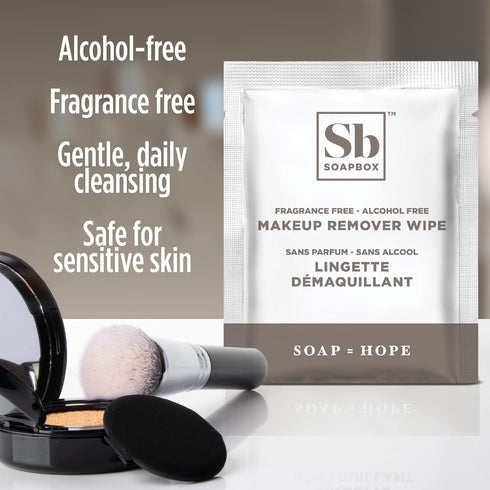 Soapbox Fragrance-Free Makeup Remover Wipes - Gentle Facial Cleansing Wipes for Eye Makeup, Dirt and Oil, Alcohol Free Makeup Remover Pads 50 Coun...