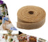 DECORA Natural Wide Burlap Ribbon on Spool for Wedding Decoration DIY Crafting,1.5inch/10 Yard...