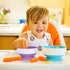 Munchkin Stay Put Suction Bowls for Baby and Toddler, 3 Pack, Blue/Green/Purple...