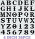Letter Stencils for Painting On Wood 4 Inch,Alphabet Stencils Retro Letter Stencil Number Templates for Drawing On Wall,Sign,Porch, Paper, Fabric...