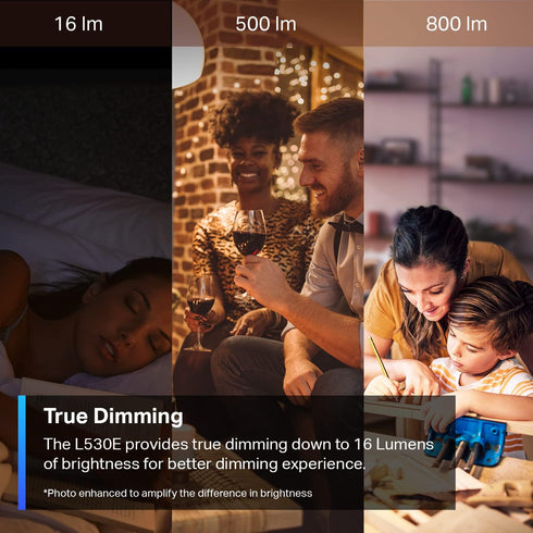 TP-Link Tapo Smart Light Bulbs, 16M Colors RGBW, Dimmable, Compatible with Alexa and Google Home, A19, 60W Equivalent, 800LM CRI>90, 2.4GHz WiFi o...