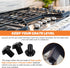 20Pcs WB2K101 Rubber Feet Range Burner Rubber Grate Feet fit for GE Kenmore Range Burner Cooktop Grate, 3/16" Hole Gas Stove Top Grate Feet Replac...