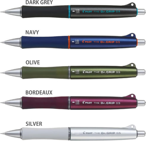 PILOT HTDG-90R-BO The Doctor Grip Mechanical Pencil, 0.02 inches (0.5 mm), Bordeaux...