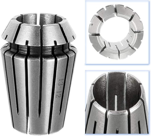 Mesee 1/2'' Shank ER20 Router Collet Extension Chuck Adapter with 1/4'' & 1/2'' ER20 Spring Collet Set Milling Cutter Bit Chuck Extender Rod Woodw...