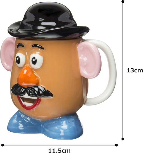Sunart Disney Pixar Toy Story Mr. Potato Head Mug with Lid 8.5 fl oz (250 ml) SAN2314...