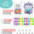 Comfylife Baby Bath Toy Organizer - Shark +36 Bath Letters & Numbers +Extra Bath Toy Storage Net & 10 Strong Hooks, Great Bath Net for Kids, Cute ...