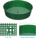 PATIKIL Garden Soil Sifter 8" Dia 1/8" Mesh Screen, 2 Pack Plastic Sand Sieve Sifting Pan Tool for Plant Gardening Flower Nursery, Green...