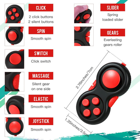 3 Pieces Handheld Mini Sensory Fidget Toy Set Includes Six Roller Chain and Key Flippy Chain Bike Chain Fidget Handheld Fidget Pad Stress Relief T...