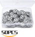 50pcs 10mm Alloy Antique Silver Spacer Bead Flower Bead Spacers European Spacers Jewelry Spacer Charms with A Box for Bracelet Necklace Jewelry Ma...