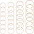 70pcs Beading Hoop Earrings for Jewelry Making,Round Beading Hoop Earrings Beading Hoop Earring Circle Connectors for DIY Craft,Earring Necklace,C...