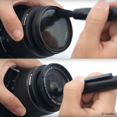 Camera Lens Cleaning Kit - Air Blower, Cleaning Brush, 2in1 Lens Cleaning Pen, 50 Individually Wrapped Wet Tissues and 4 Microfiber Cloths......