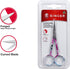 SINGER 4 Inch Forged Embroidery Scissors with Curved Tip for Sewing, Cross-Stiching, Crafts, & More (Pastel Print, 1-Pack)...
