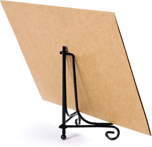 Juvale 4 Pack Iron Easel Display Stand, 5 Inch Decorative Easel for Tabletop, Plates, Pictures, Paintings, Wedding and Party Decor...