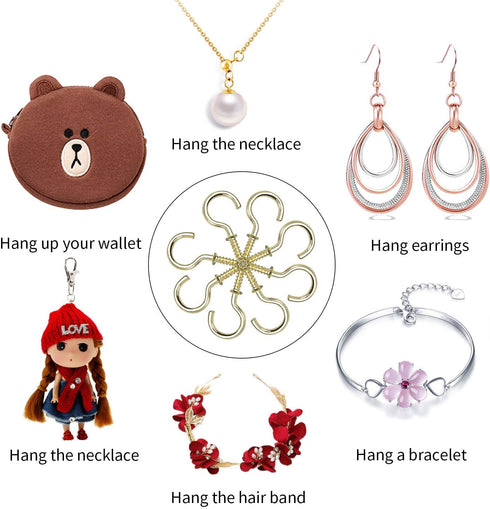 Aylifu Ceiling Screw Hooks, 100 Pieces 3/4 Inch Cup Hooks Screw-in Hooks for Hanging Plants Mug Cup, Gold...