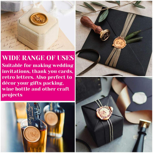 Sealing Wax, Paxcoo 20pcs Wax Seal Sticks, Glue Gun Sealing Wax for Wax Seal Stamp, Letter Wax Seal and Crafts (Gold)...