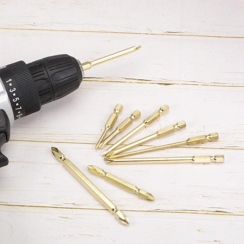 5pcs PH2 Phillips Head Screwdriver Drill Bit 2" Length 0.24" Dia 1/4 Inch Hex Shank S2 Steel Magnetic Cross Head for Power Tool...