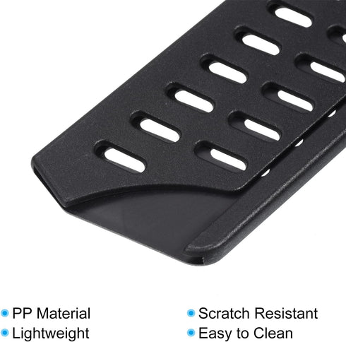 PATIKIL PP Safety Knife Cover Sleeves for 6" Chef Knife, 2 Pack Knives Edge Guard Blade Protector Universal Knife Sheath Portable for Kitchen, Bla...