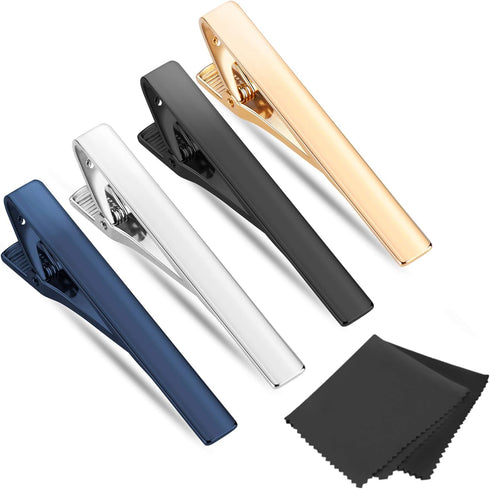 Selizo 4Pcs Tie Clip Tie Bar Tie Clips For Men...