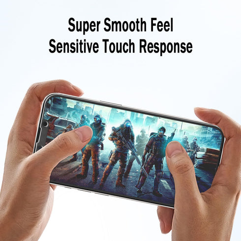 (2 Pack) Matte Glass Screen Protector Designed for iPhone 13 Pro Max, iPhone 14 Plus (6.7-inch) Tempered Glass Film, Anti Glare, Anti Fingerprint,...