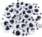 DECORA 600 Pieces 10mm-40mm Big Googly Eyes Plastic Wiggle Eyes for Scrapbooking and Crafts Decorations...