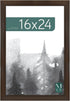 MCS Museum Poster Frame 16x24 Espresso Woodgrain, Vertical & Horizontal Wall Hanging Large Picture Frame for Photos, Posters & Art Prints (1-Pack)...