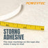 POWERTEC 4' Measuring Tape with Adhesive Backing, Left to Right Imperial, Peel & Stick Metal Tape for T Track, Workbench, Table Saw, Band Saw, Mit...