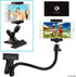 Universal Phone/Camera Holder with Flexible Gooseneck and Strong Clamp - for Mobile Photography, Vlogs, Videos, GPS, etc. - Ball and Socket - Trip...