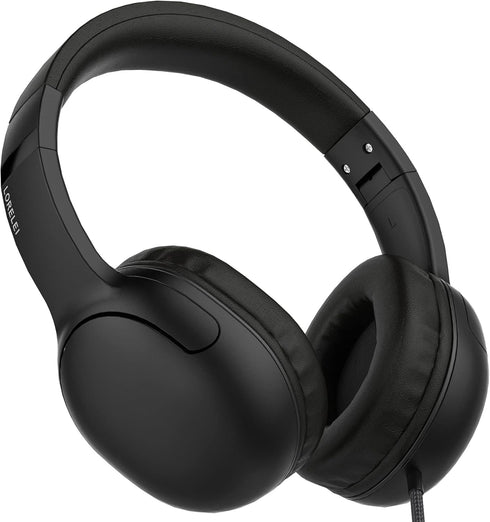 LORELEI E5 Wired Headphones for Kids Foldable & 3.5mm Jack Tangle Free Nylon Wire Stereo On Ear Headsets for Kids/Children/School/Tablet/Ipad/Kidd...