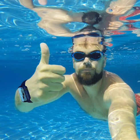 YMHML Waterproof Case Compatible for Apple Watch SE Series 40mm 6/5 /4 with Tempered Glass Screen Protector, PC Hard Cover Overall Protective Case...