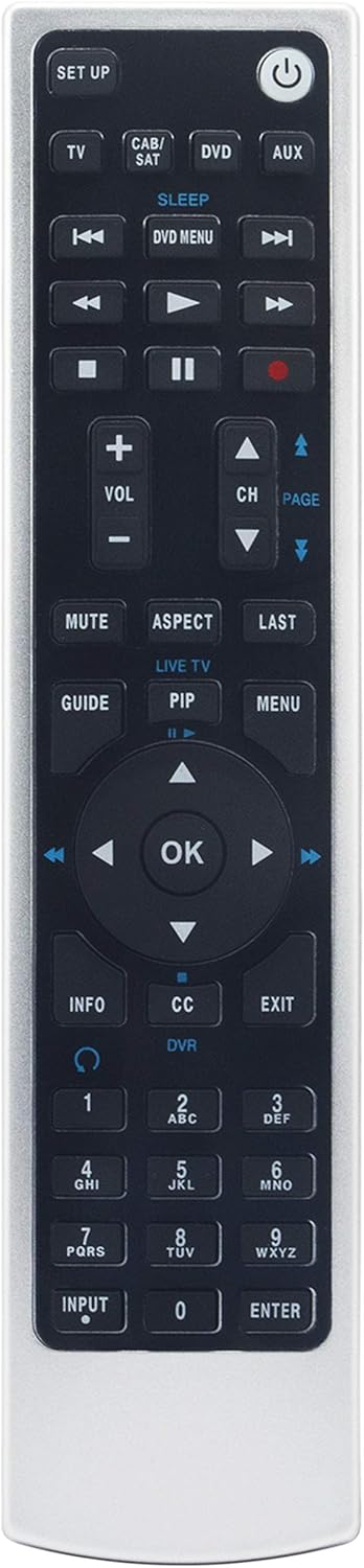 RC-201 Replaced Remote fit for Polaroid TV FLM-2632 FLM-2632M FLM-2634B FLM-3232 FLM-3232M FLM-3234B FLM-323B FLM-3732 FLM-3732M FLM-3734B FLM-373...